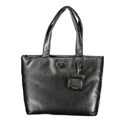 Guess Jeans Black Polyurethane Women's Handbag - ClickThatClicks 