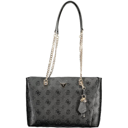 Guess Jeans Nero Poliuretano Women Handbag - ClickThatClicks 