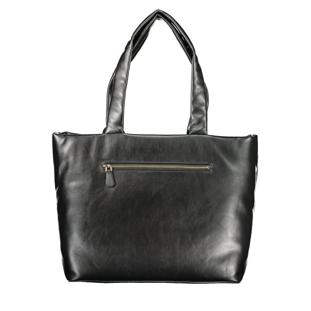 Guess Jeans Black Polyurethane Women's Handbag - ClickThatClicks 