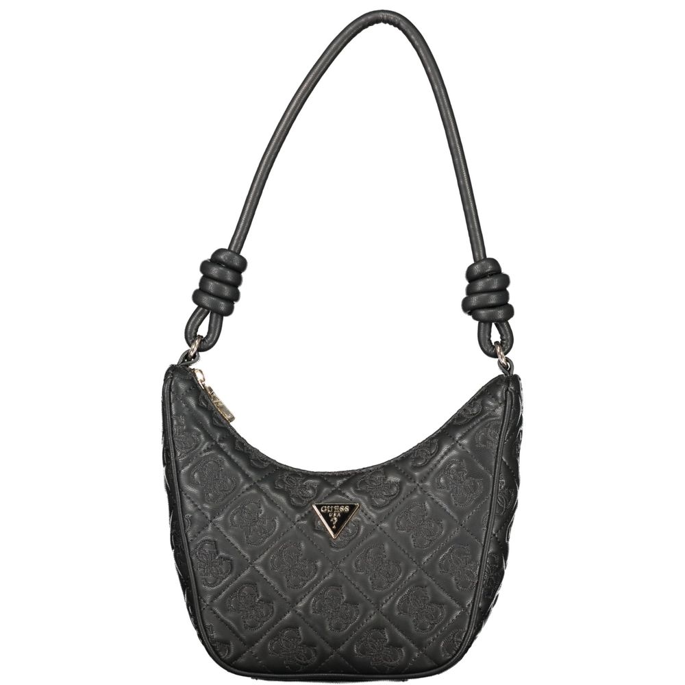 Guess Jeans Black Polyurethane Women Handbag - ClickThatClicks 