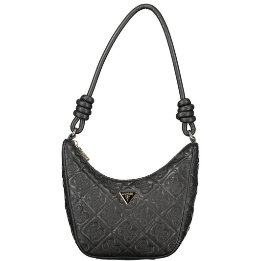 Guess Jeans Black Polyurethane Women Handbag - ClickThatClicks 
