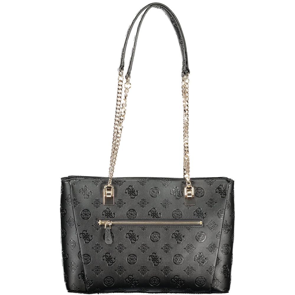 Guess Jeans Nero Poliuretano Women Handbag - ClickThatClicks 