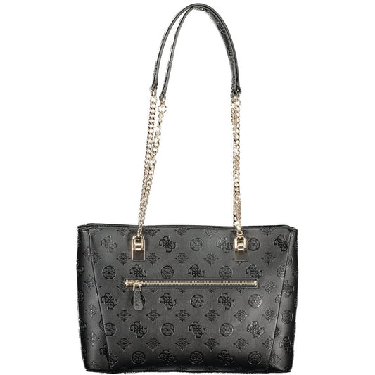 Guess Jeans Nero Poliuretano Women Handbag - ClickThatClicks 