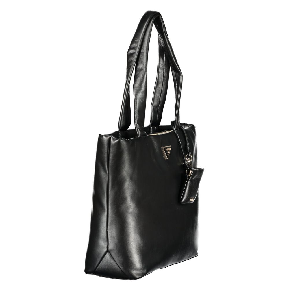 Guess Jeans Black Polyurethane Women's Handbag - ClickThatClicks 