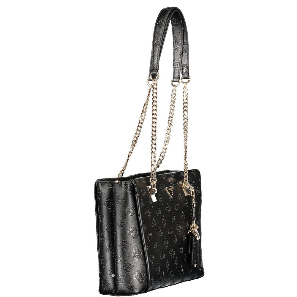 Guess Jeans Nero Poliuretano Women Handbag - ClickThatClicks 