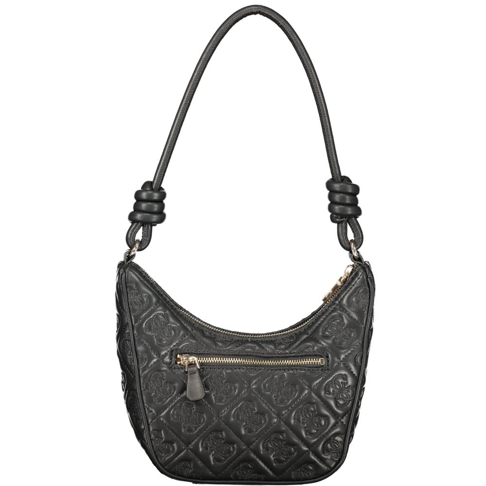 Guess Jeans Black Polyurethane Women Handbag - ClickThatClicks 