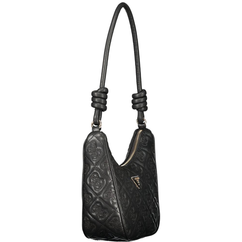 Guess Jeans Black Polyurethane Women Handbag - ClickThatClicks 