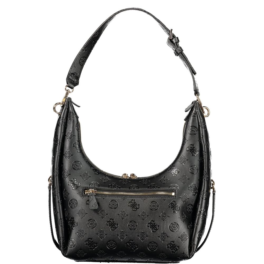 Guess Jeans Black Polyurethane Women's Handbag - ClickThatClicks 