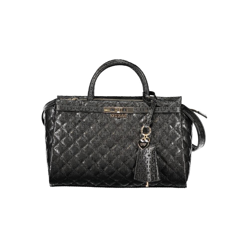 Guess Jeans Black Polyurethane Women's Handbag - ClickThatClicks 