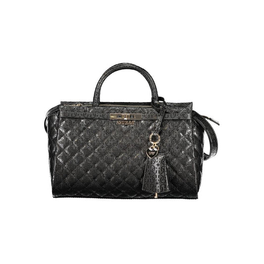 Guess Jeans Black Polyurethane Women's Handbag - ClickThatClicks 