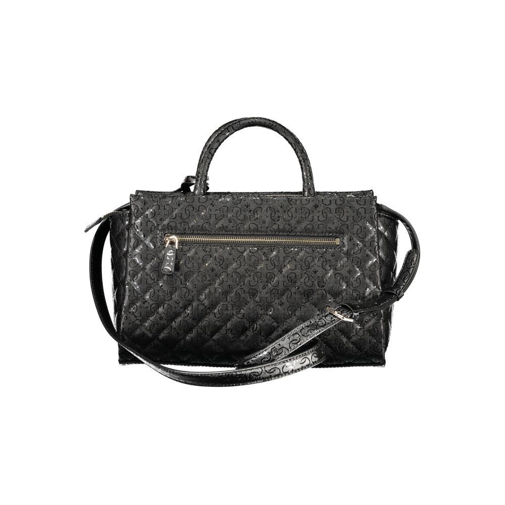 Guess Jeans Black Polyurethane Women's Handbag - ClickThatClicks 