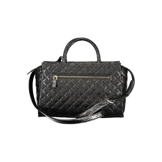 Guess Jeans Black Polyurethane Women's Handbag - ClickThatClicks 