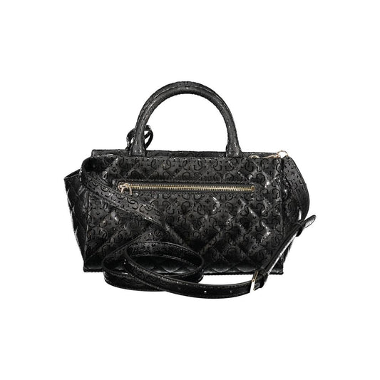 Guess Jeans Black Polyurethane Women Handbag - ClickThatClicks 