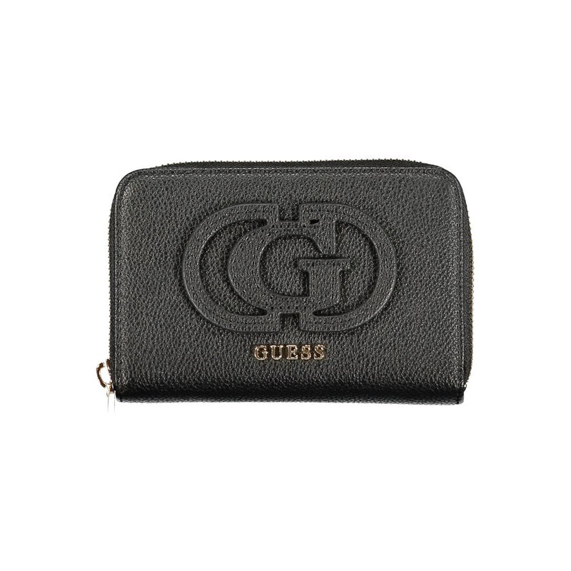 Guess Jeans Nero Poliuretano Women Wallet