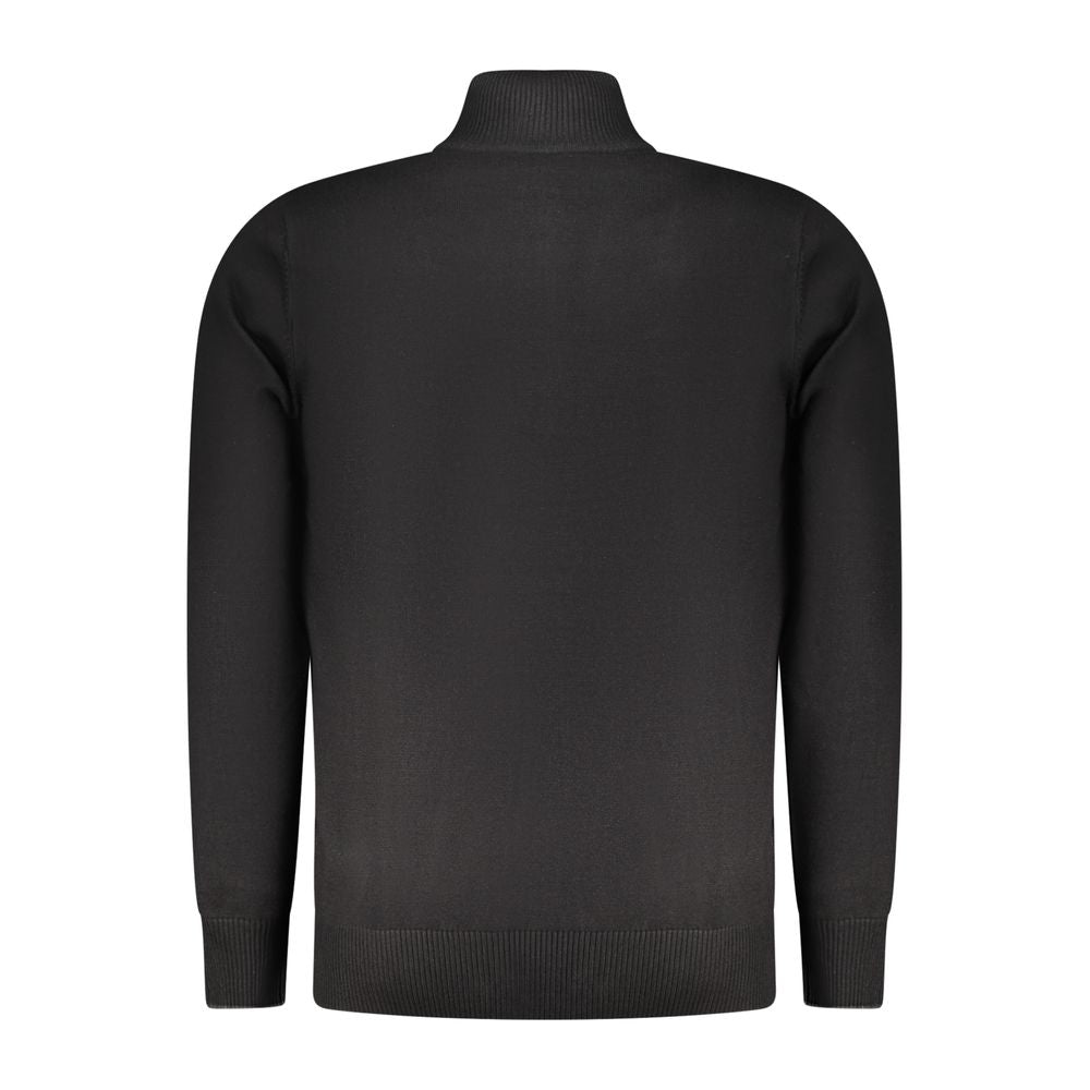 Coveri Moving Black Viscose Men's Sweater - ClickThatClicks 