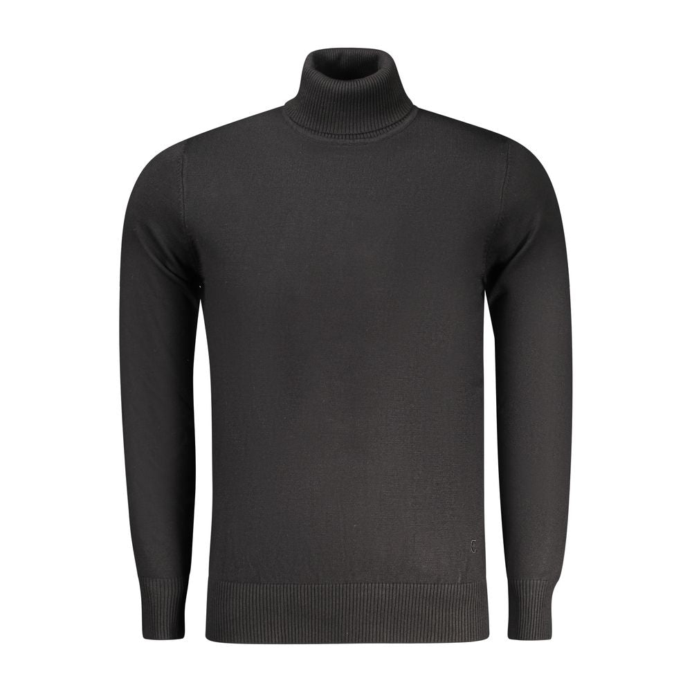 Coveri Moving Nero Viscosa Men Sweater - ClickThatClicks 