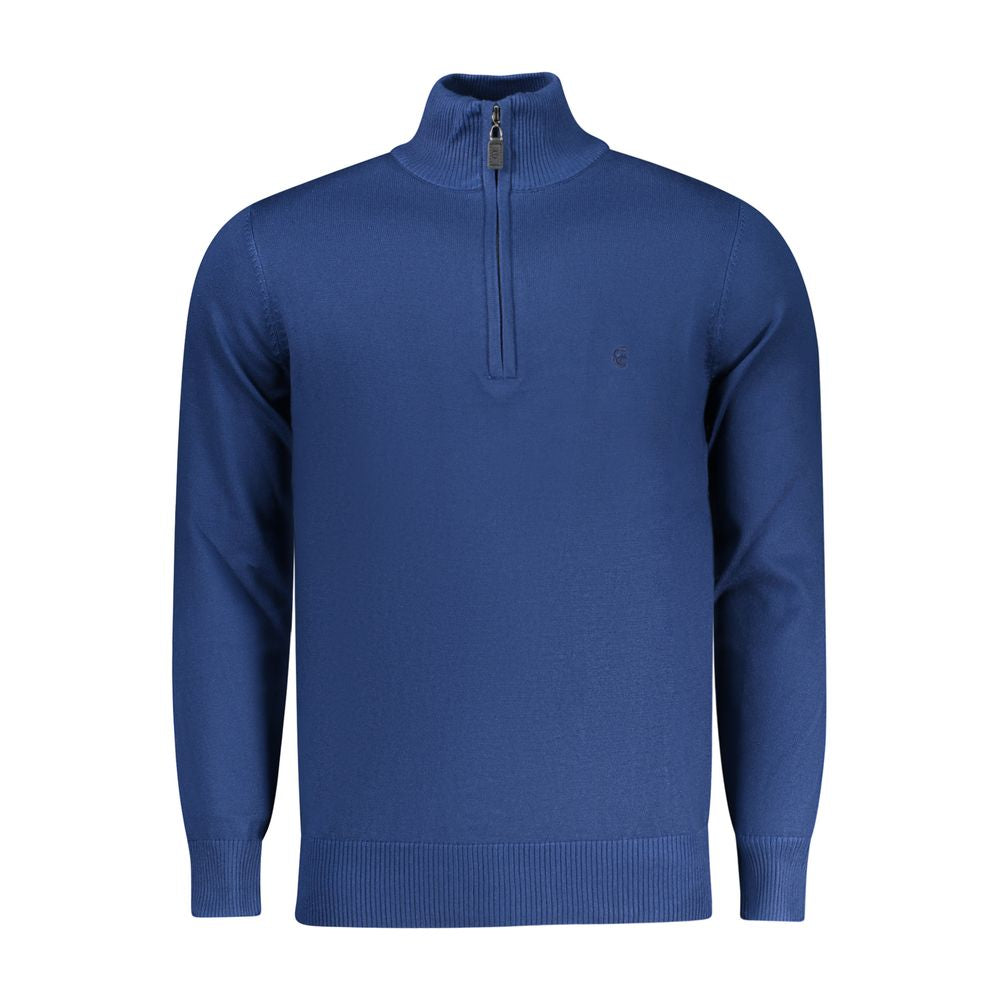 Coveri Moving Blue Viscose Men Sweater - ClickThatClicks 
