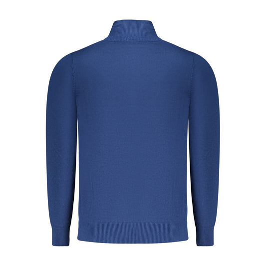Coveri Moving Blue Viscose Men Sweater - ClickThatClicks 