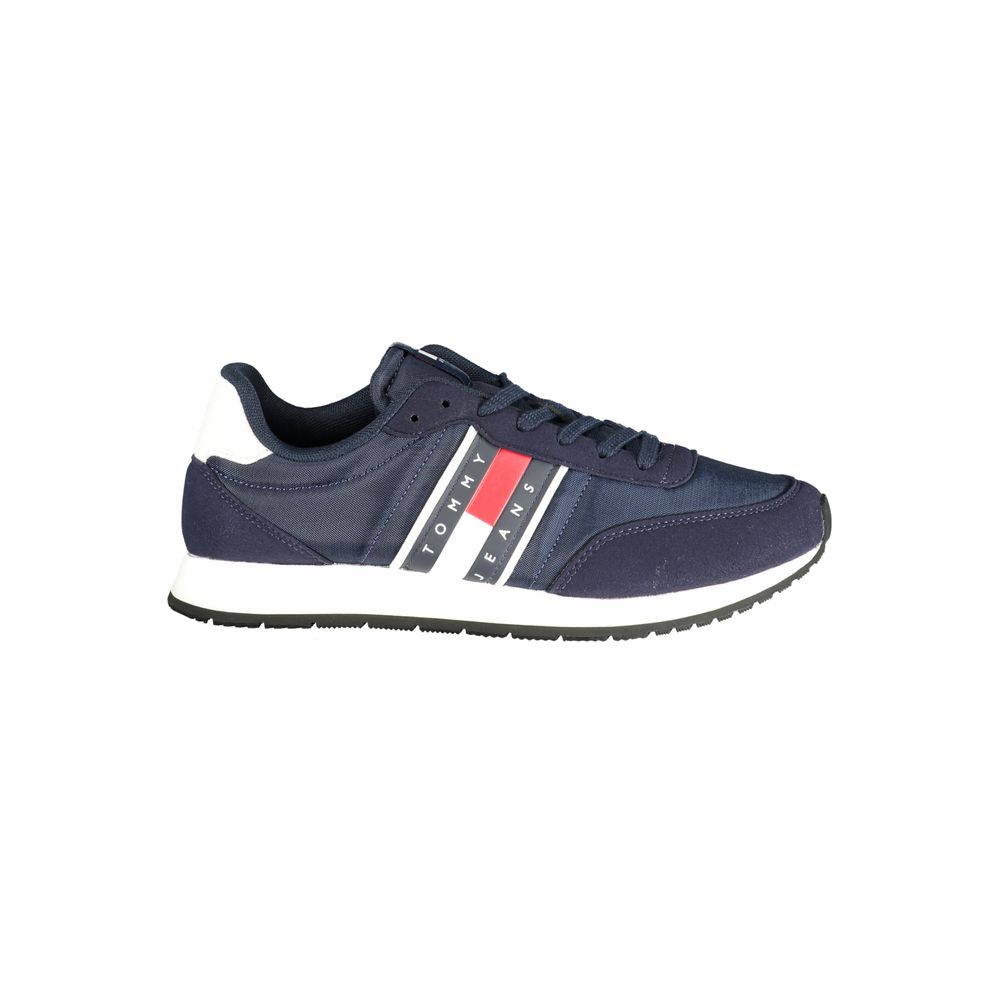 Tommy Hilfiger Blue Polyurethane Men Sneaker - ClickThatClicks 