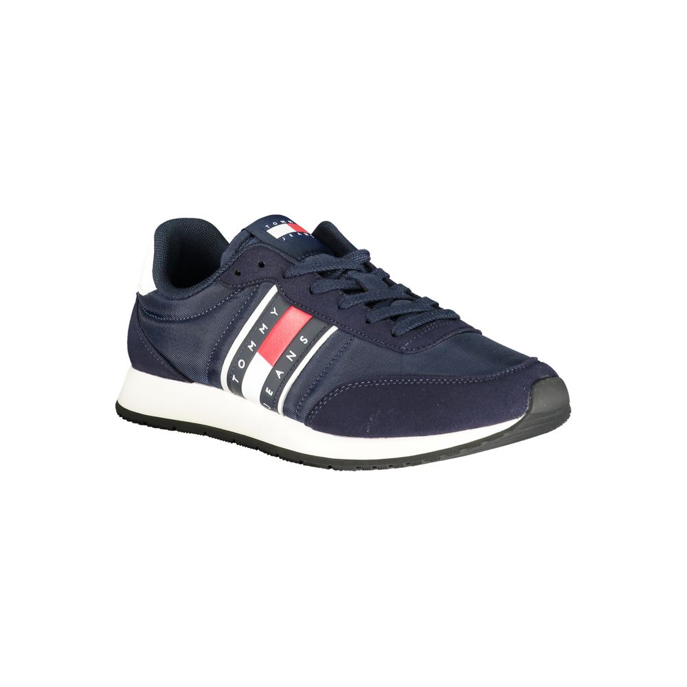 Tommy Hilfiger Blue Polyurethane Men Sneaker - ClickThatClicks 