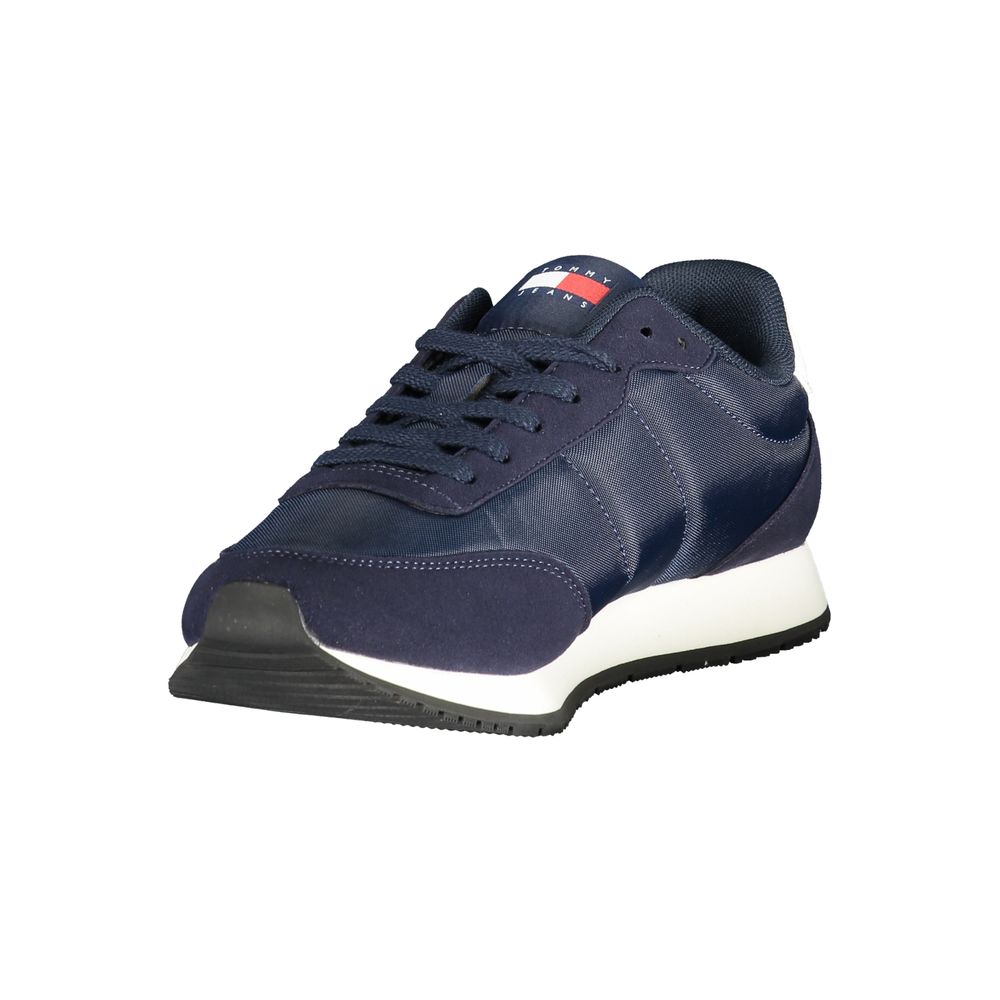 Tommy Hilfiger Blue Polyurethane Men Sneaker - ClickThatClicks 