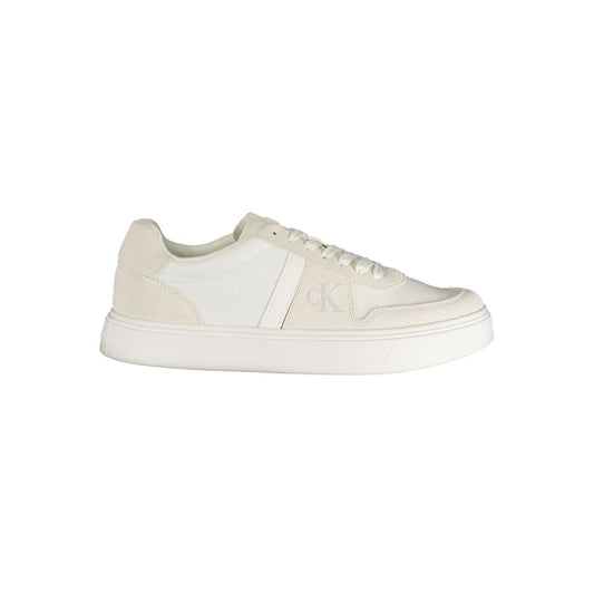 Calvin Klein Bianco Polyester Mens Sneaker - ClickThatClicks 
