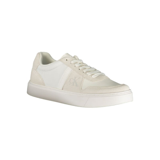 Calvin Klein Bianco Polyester Mens Sneaker - ClickThatClicks 