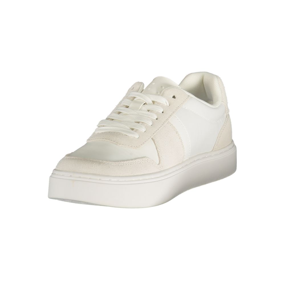 Calvin Klein Bianco Polyester Mens Sneaker - ClickThatClicks 