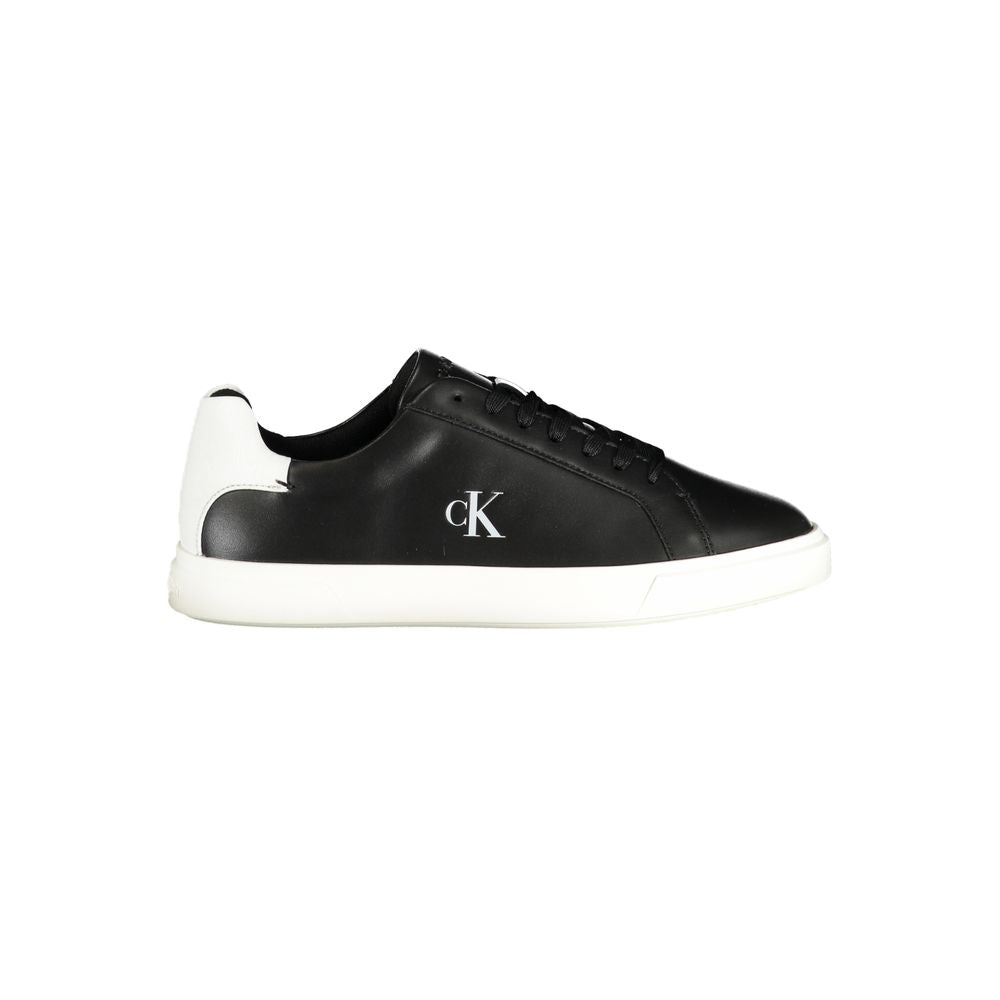 Calvin Klein Black Polyurethane Women Sneaker - ClickThatClicks 