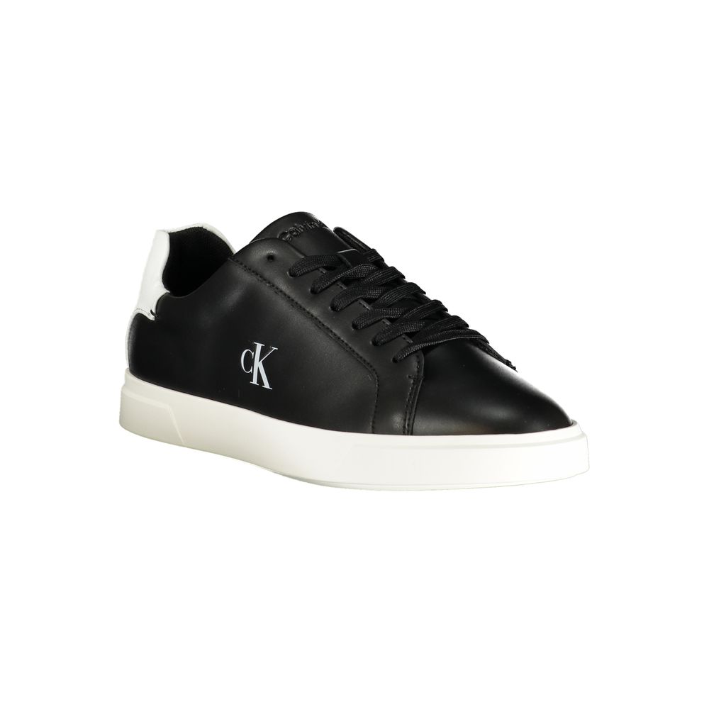 Calvin Klein Black Polyurethane Women Sneaker - ClickThatClicks 