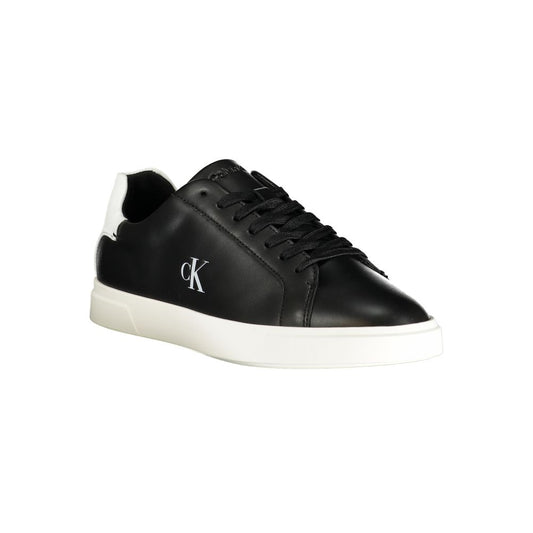 Calvin Klein Black Polyurethane Women Sneaker - ClickThatClicks 