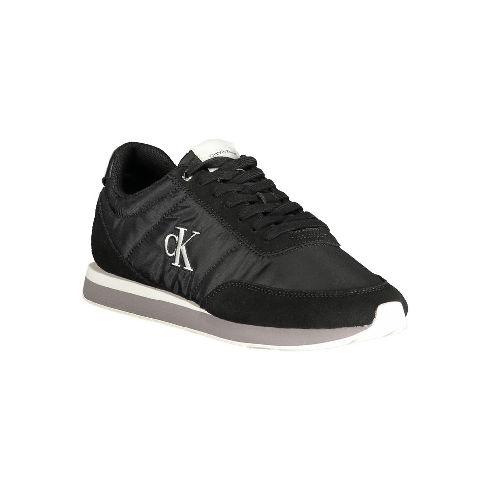 Calvin Klein Black Polyester Men Sneaker - ClickThatClicks 