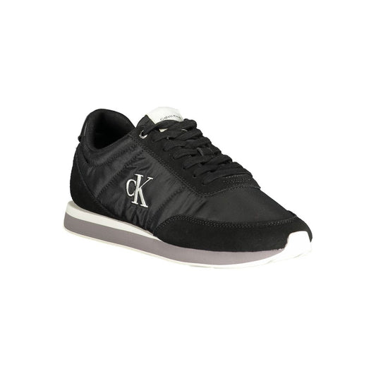 Calvin Klein Black Polyester Men Sneaker - ClickThatClicks 