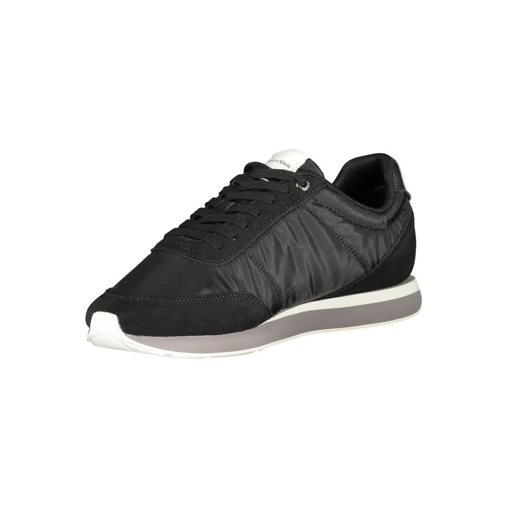 Calvin Klein Black Polyester Men Sneaker - ClickThatClicks 
