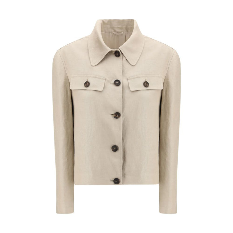 Brunello Cucinelli Beige Linen Clothing