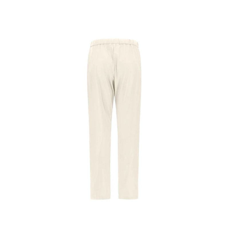 Herno White Leather Pants