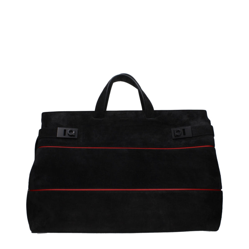 Salvatore Ferragamo Black Leather Handbag