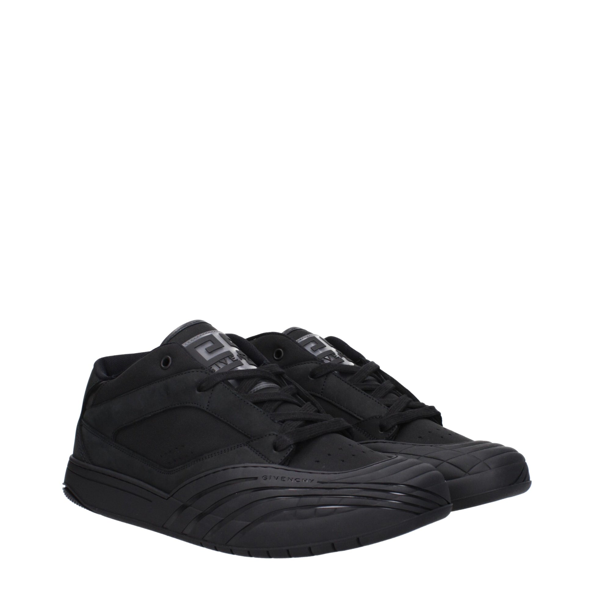 Givenchy Black Fabric Low Top Sneakers - ClickThatClicks 