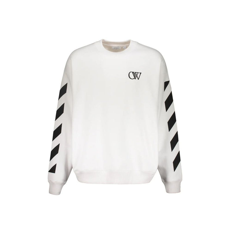 Off-White White Cotton Sweatshirt