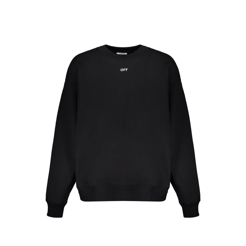 Off-White Black Cotton Sweatshirt
