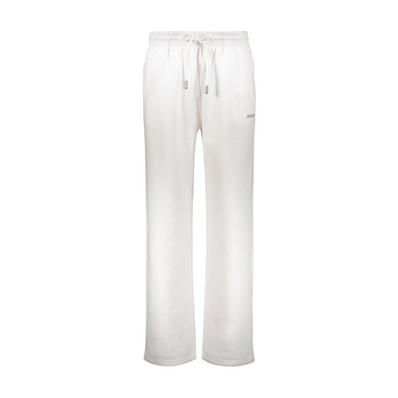 Off-White White Cotton Athletic Pants