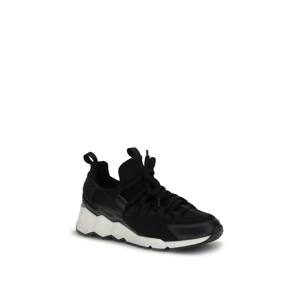 Pierre Hardy Black Neoprene Athletic Sneakers - ClickThatClicks 