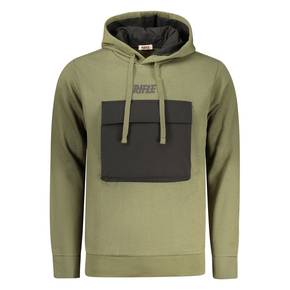 Rifle Verde Cotton Men's Hoodie - ClickThatClicks 