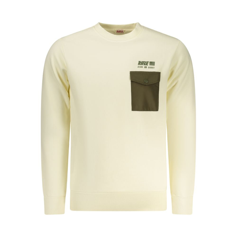 Rifle Bianco Cotton Mens Sweatshirt - ClickThatClicks 