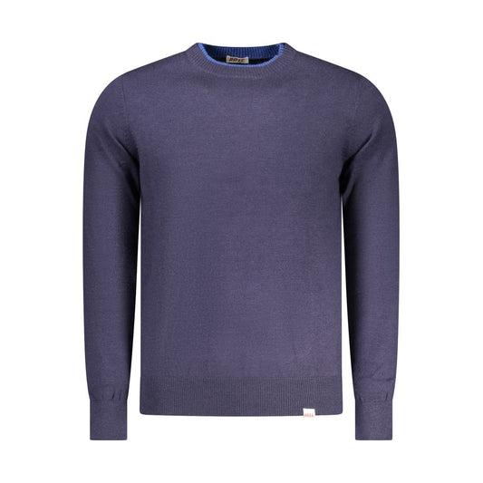 Rifle Blue Polyester Men's Sweater - ClickThatClicks 