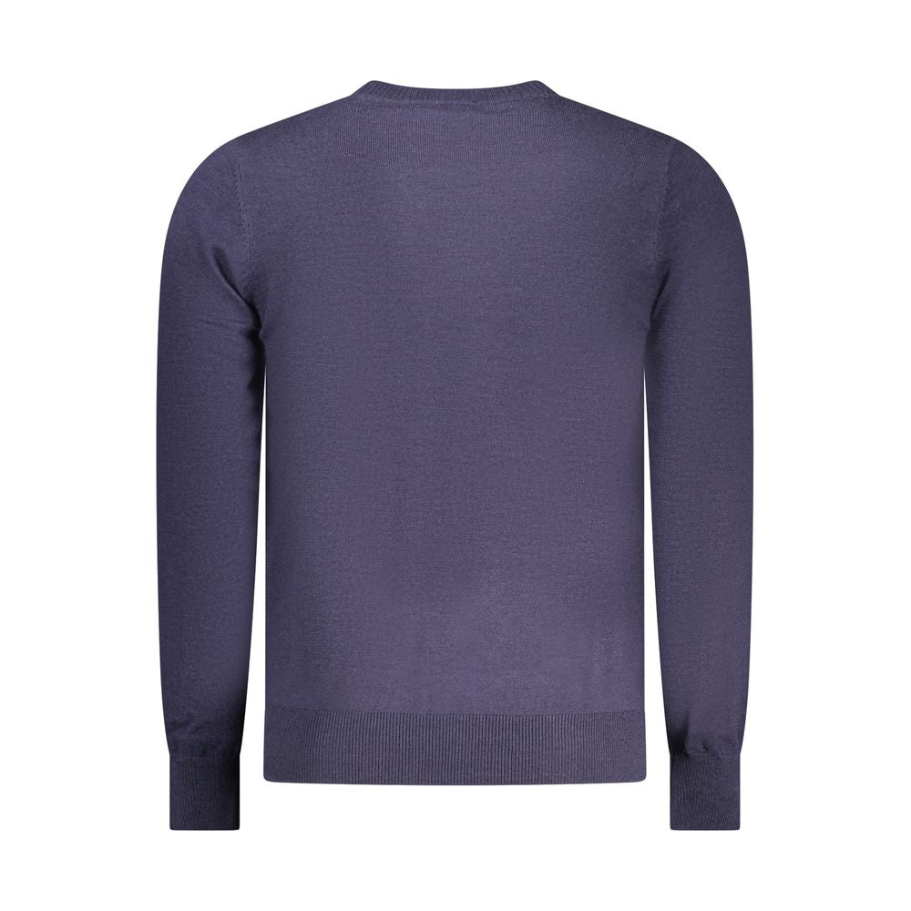 Rifle Blue Polyester Men's Sweater - ClickThatClicks 