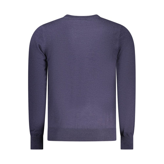 Rifle Blue Polyester Men's Sweater - ClickThatClicks 