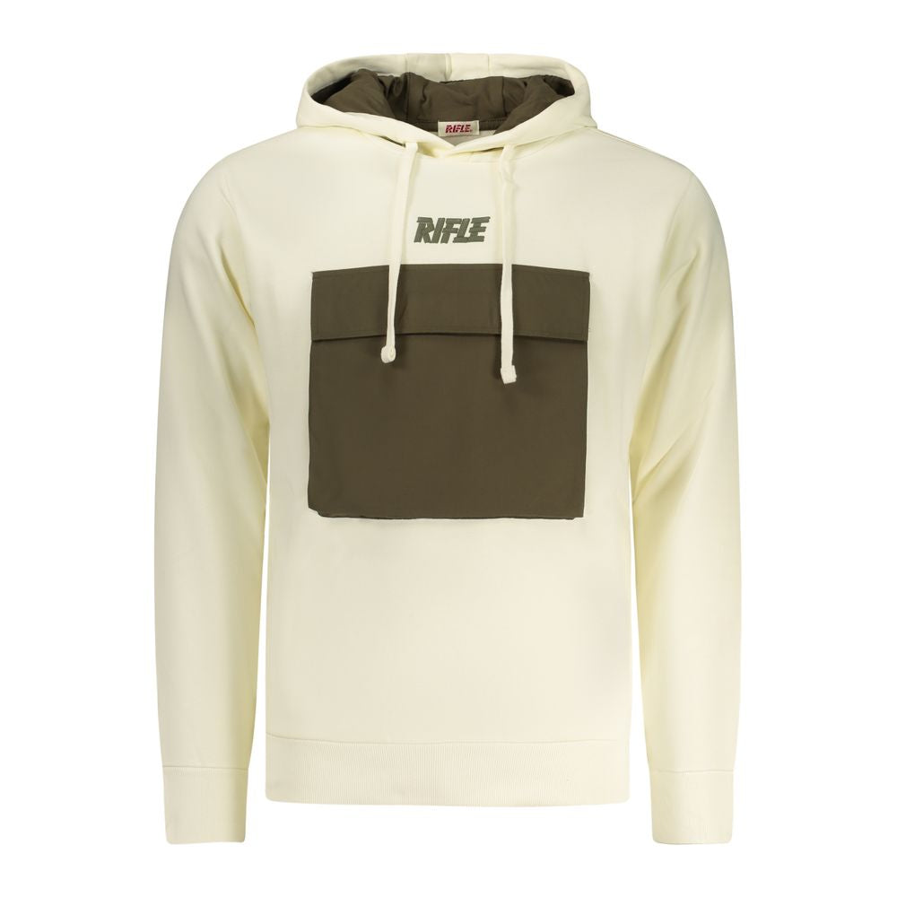 Rifle White Cotton Men's Sweatshirt - ClickThatClicks 