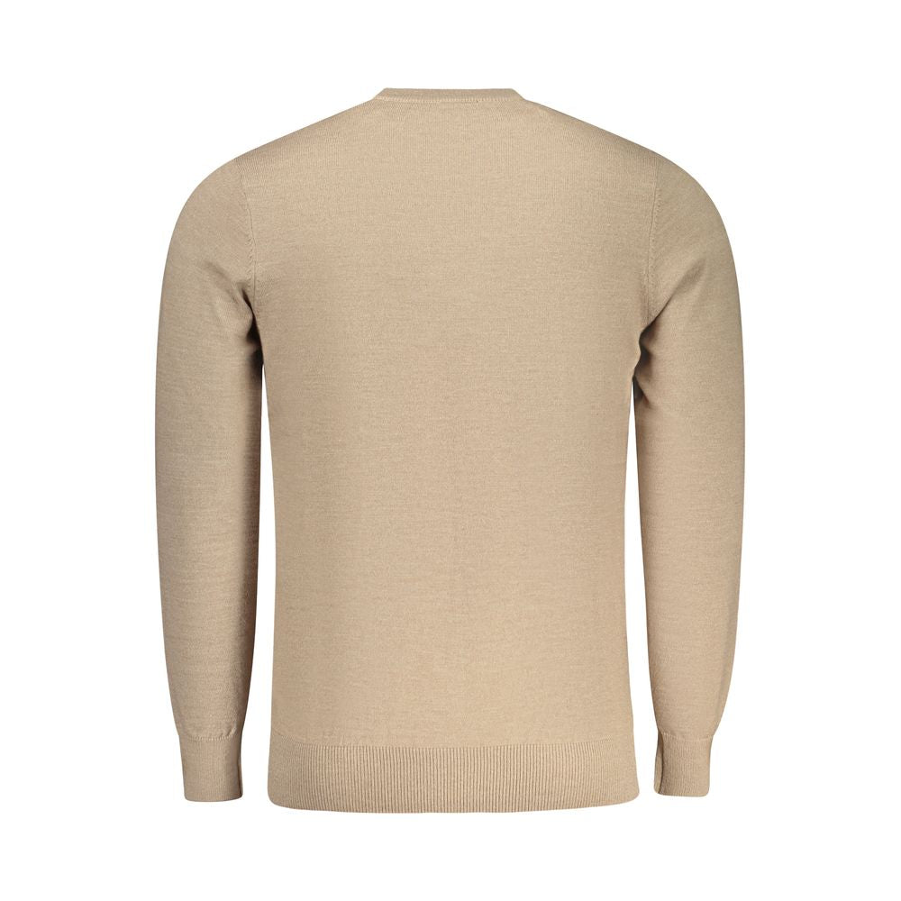 Rifle Beige Polyester Men Sweater - ClickThatClicks 