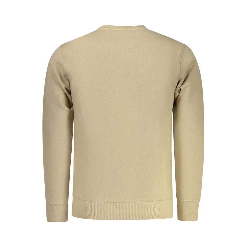 Rifle Beige Cotton Men Sweatshirt - ClickThatClicks 